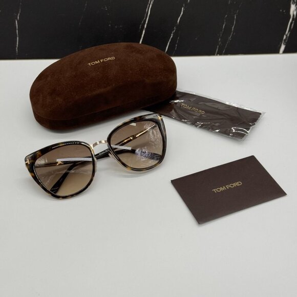 NEW TOM FORD TF717 52F WOMEN CAT EYE SUNGLASSES TOM FORD SIMONA FT0717/S main image 8